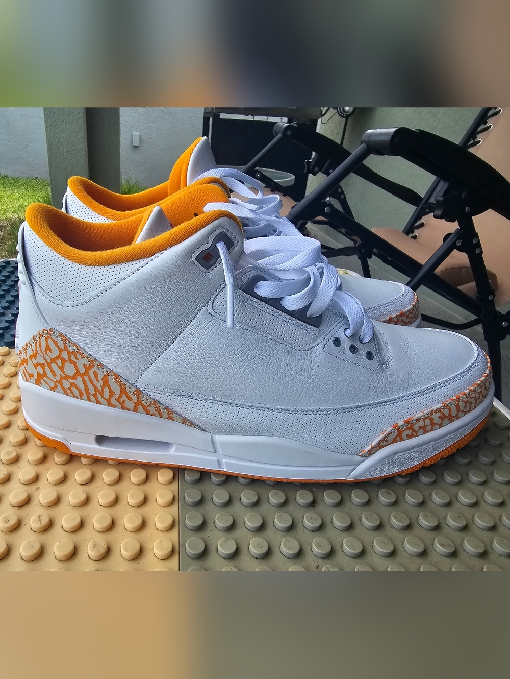 Size 13 Women 11.5 Men - Air Jordan 3 Orange Citrus 🔥 Rare Size